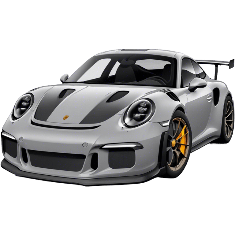 Porsche GT3RS - Porsche (Model Year: 2021) (Iconic colour: Grey and Black) emoji