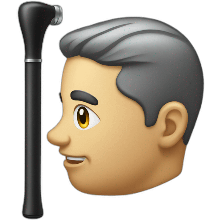 barber's cane emoji