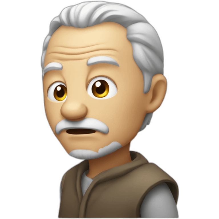 old man fighting emoji