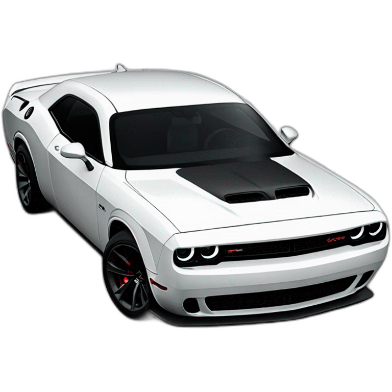 Dodge challenger demon 170 side view emoji