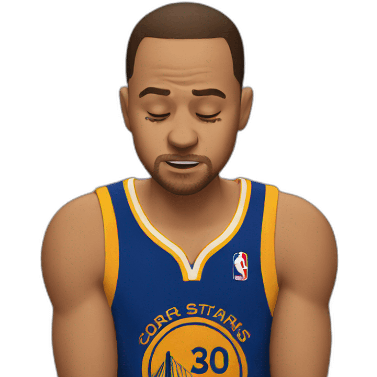 crying curry emoji