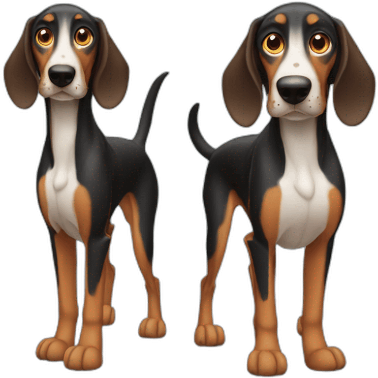 Coonhound emoji