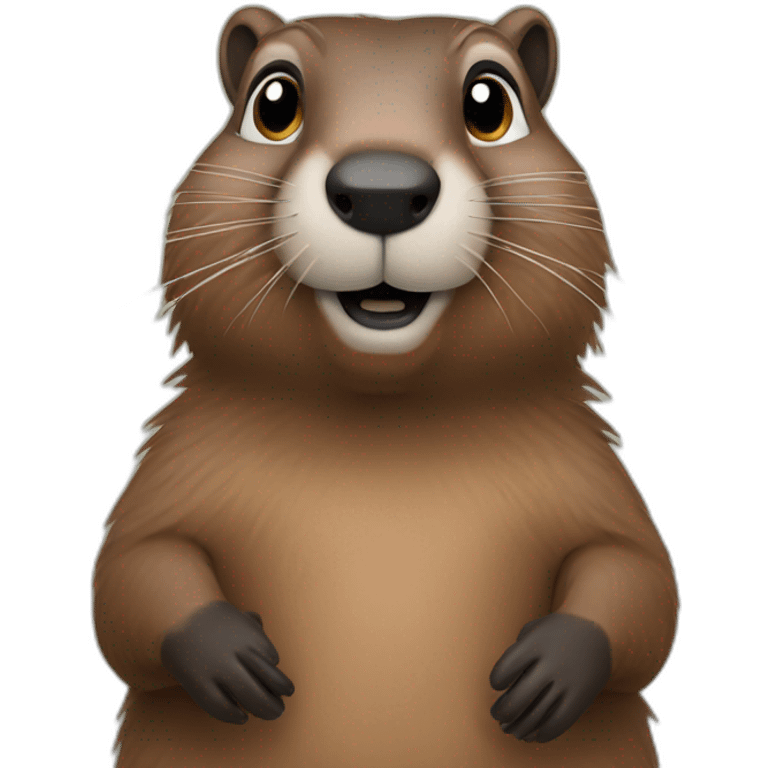 Groundhog emoji