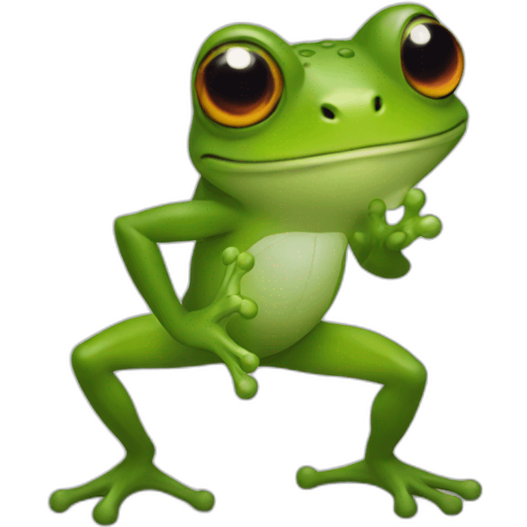 frog doing flamengo emoji