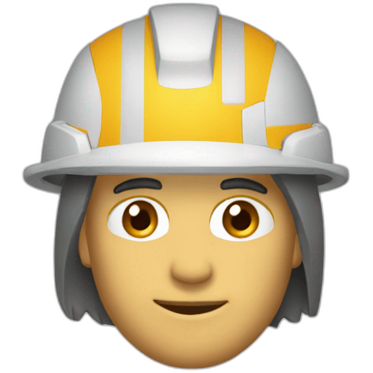 abogado-con-casco-blanco-de-construcción emoji