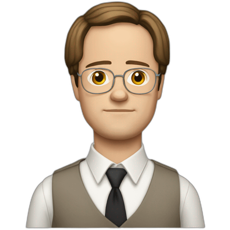 dwight schrute from the office series emoji