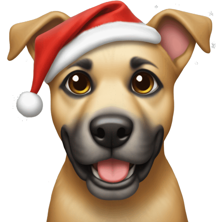 Navidad perro emoji