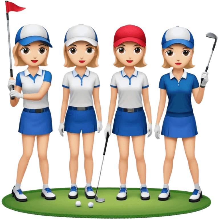 Golf people , female reader  emoji