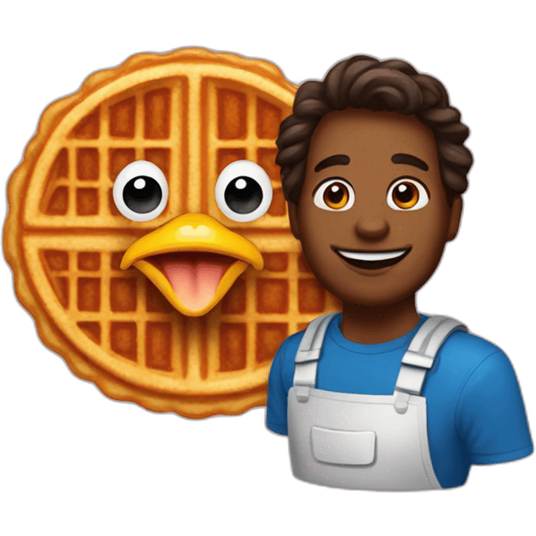 Chicken and Waffles emoji