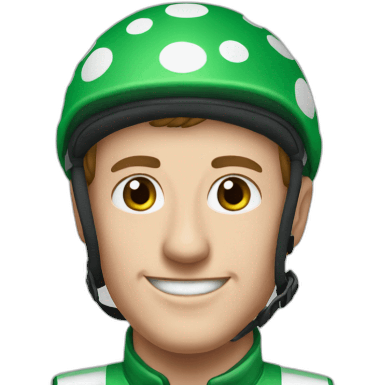 paul townend green polka dot jockey emoji