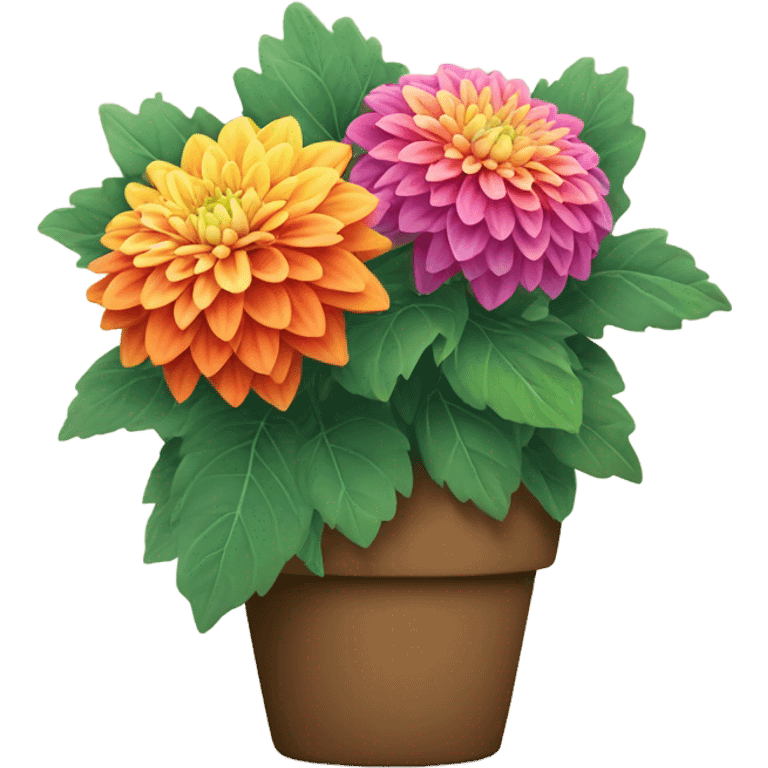 Dahlias plant  emoji