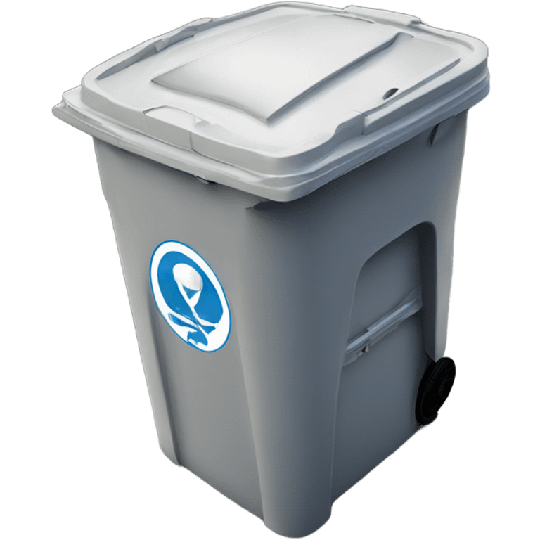 Napoli logo on trash can  emoji