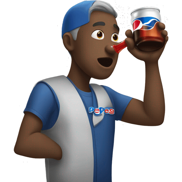 who drinking pepsi emoji