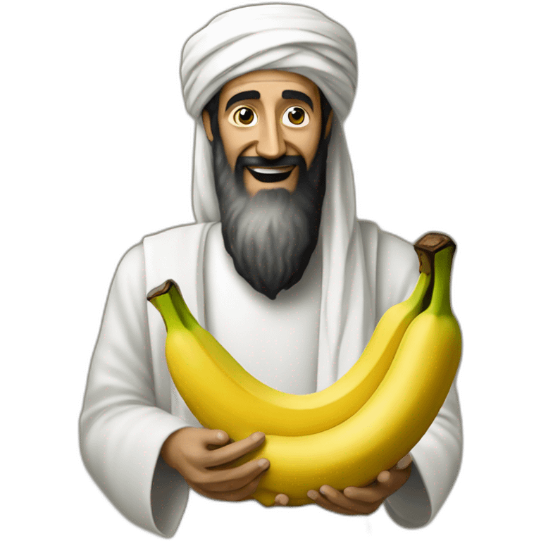 Osama bin laden holding banana emoji