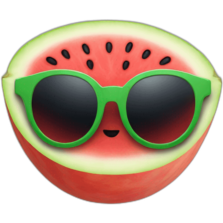 watermelon sunglasses emoji