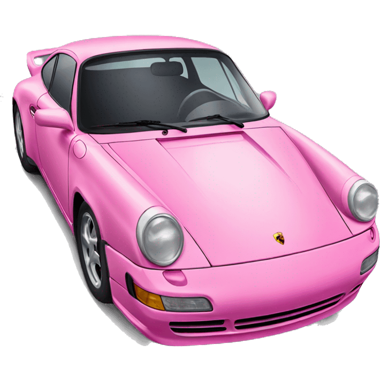 Pink Porsche emoji