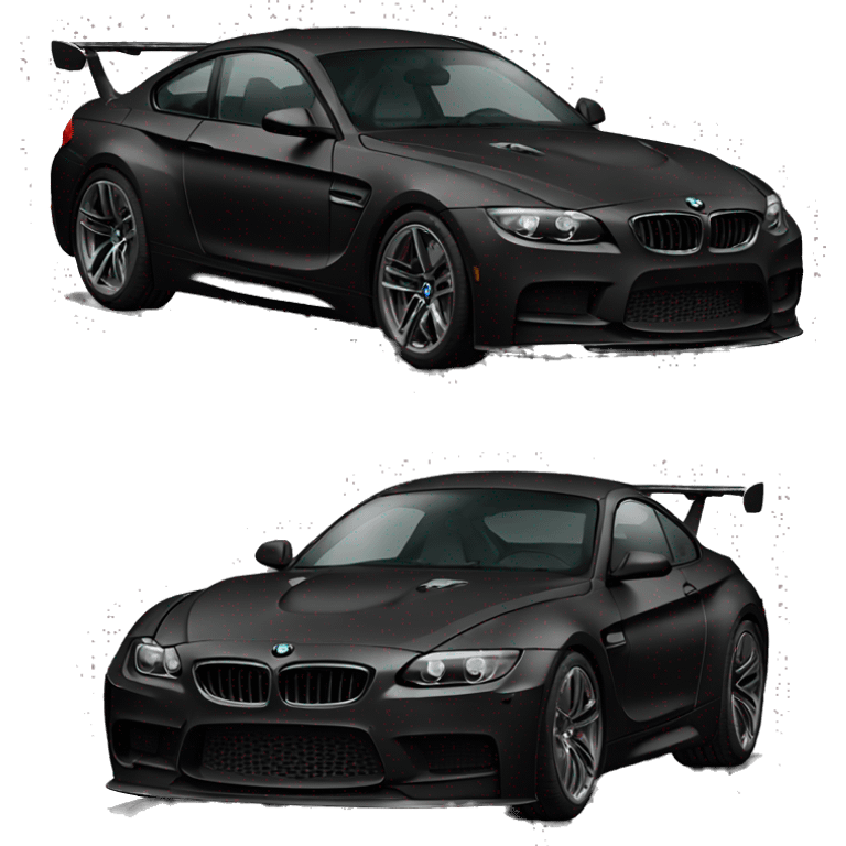 bmw-gtr-black-car emoji