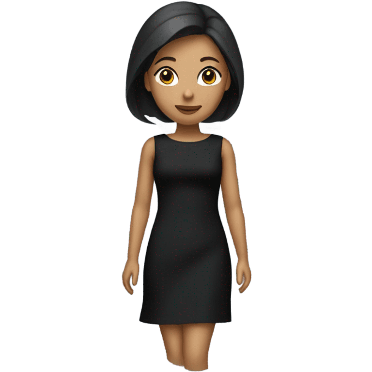 Black dress emoji