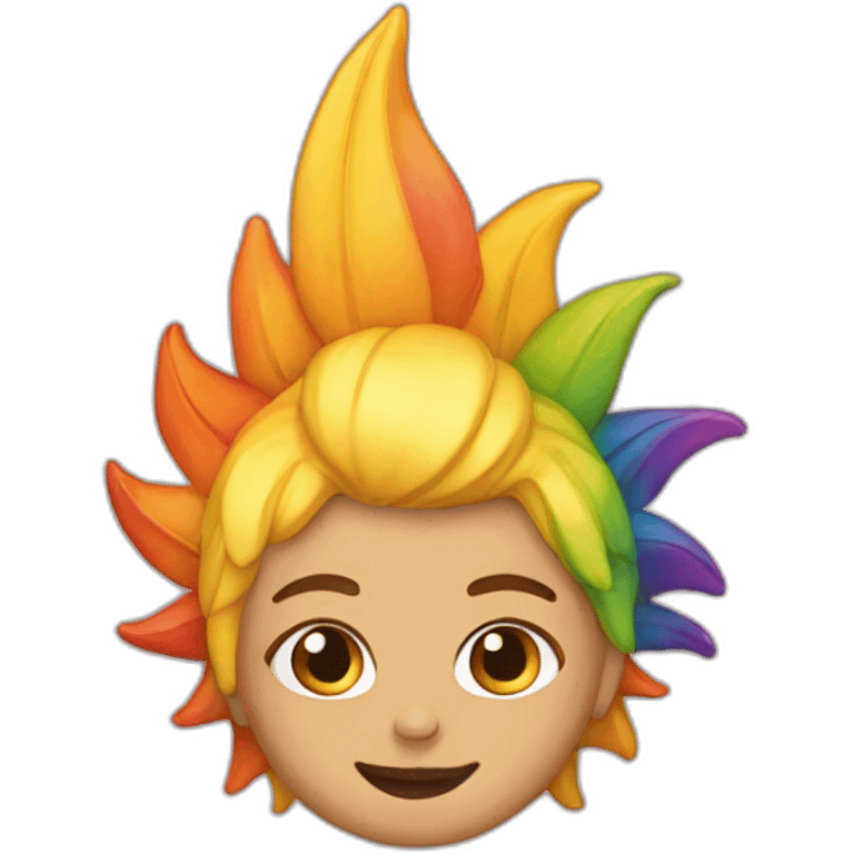 Soleil lgbt emoji