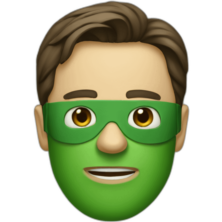 green mask nim Carrey emoji