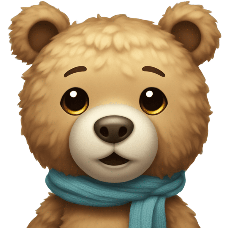 Teddy bear toy emoji