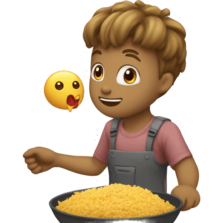 caseoh eating the world emoji