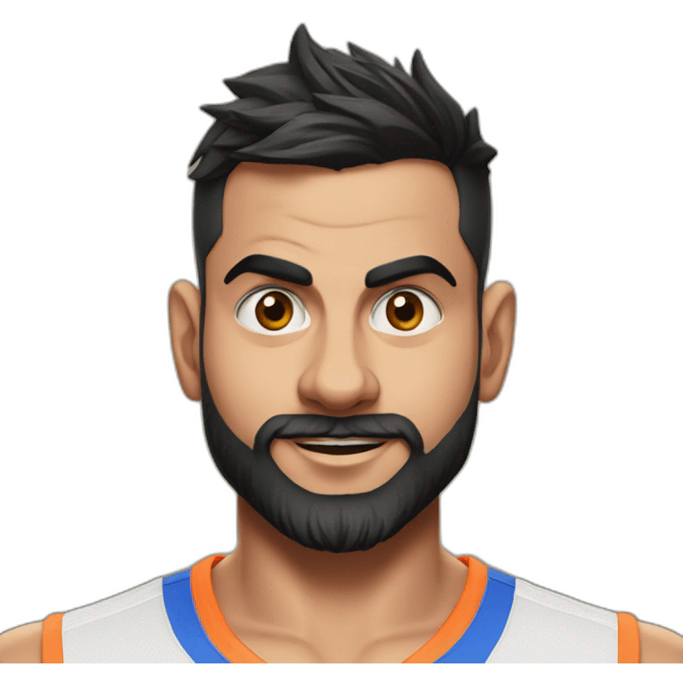 Virat Kohli with kingdom emoji