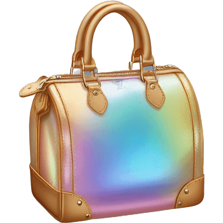 Iridescent Louis Vuitton bag emoji