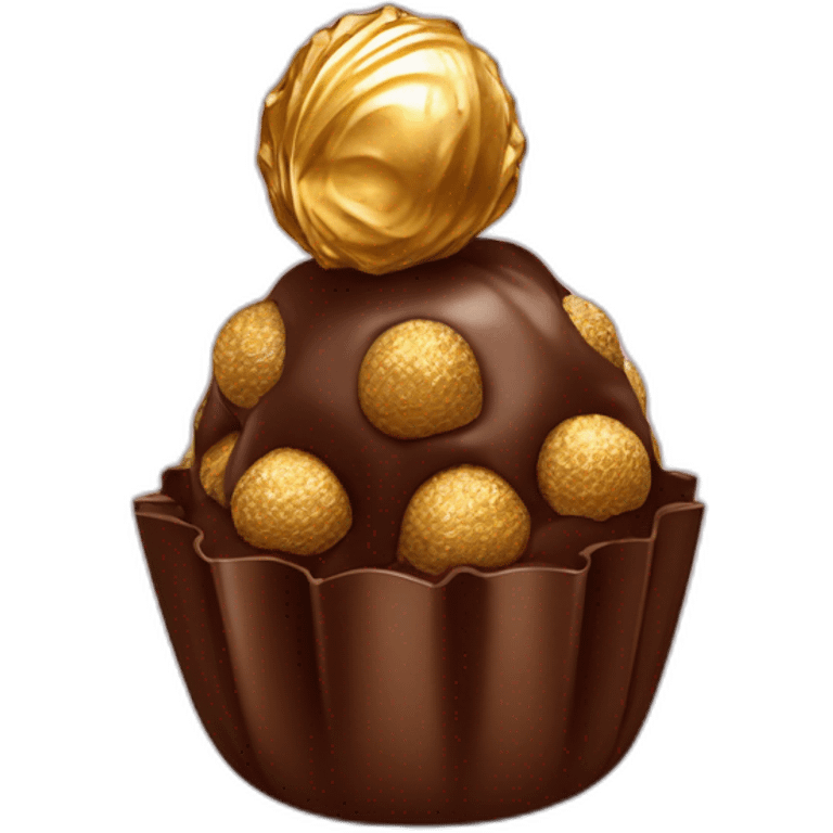 Ferrero rocher in louis vuitton design  emoji