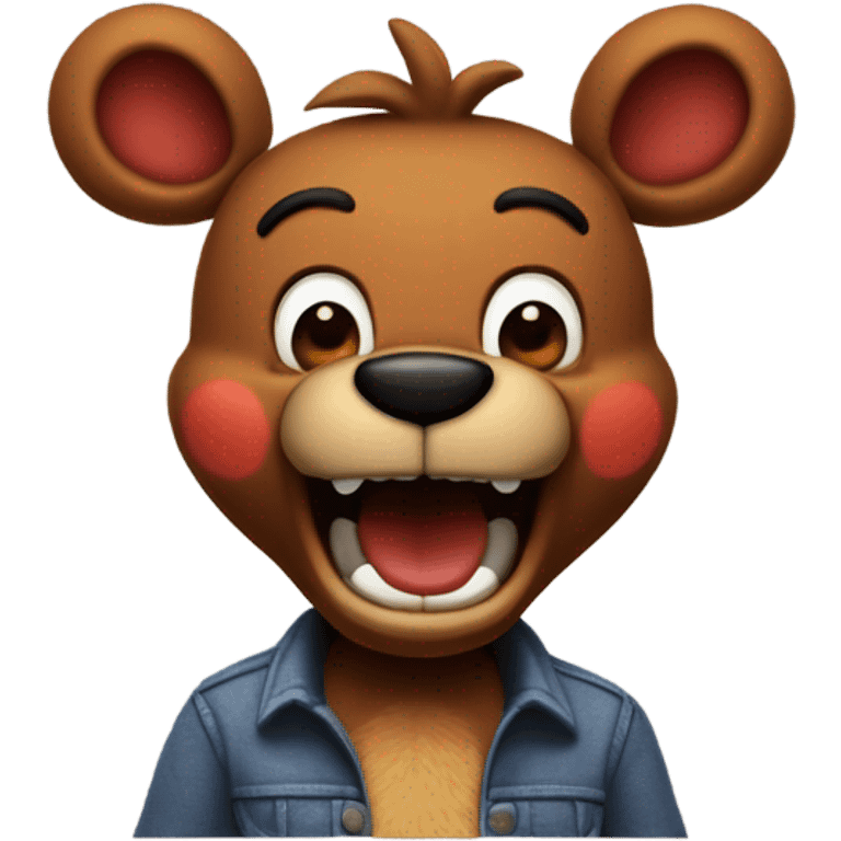 Freddy fazbear mewing  emoji