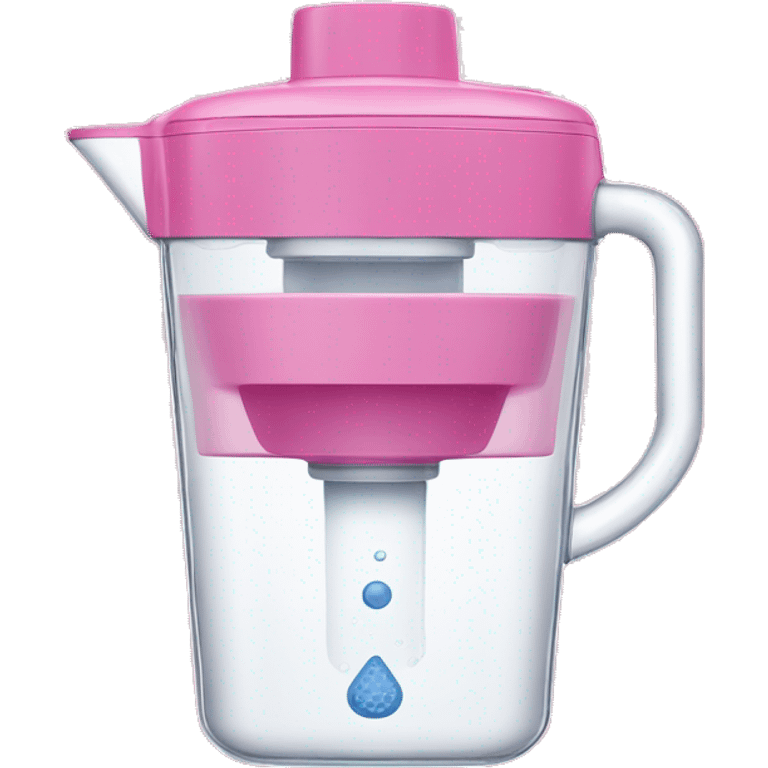 Pink brita water filter  emoji