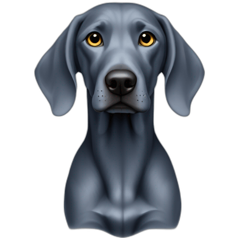 Dark-blue-Weimaraner-with-silver-Weimaraner emoji