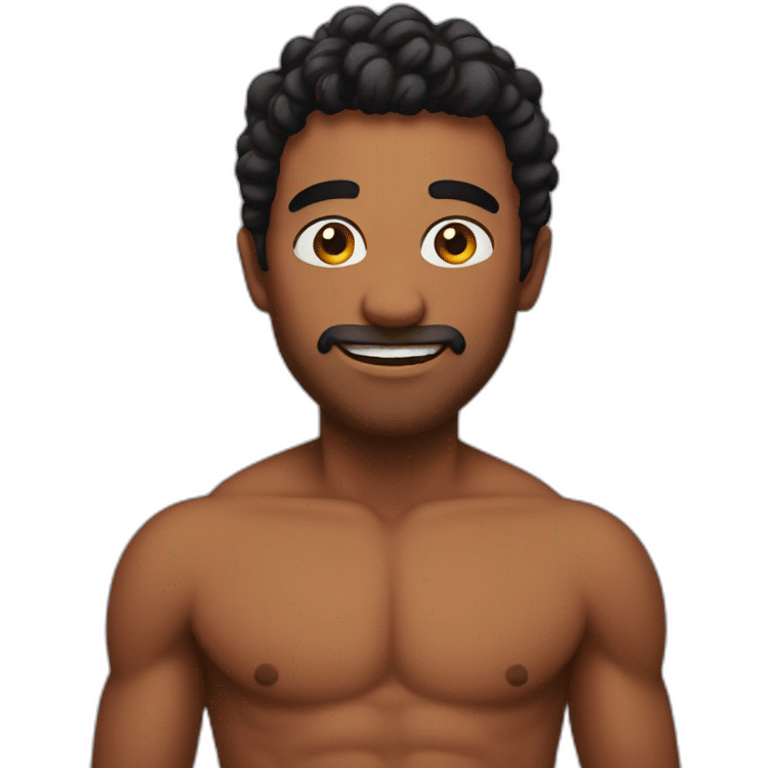 shirtless emoji