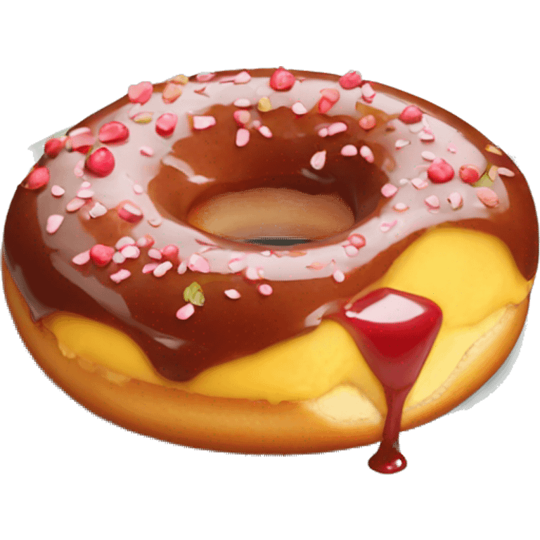 delicious fruit doughnut breakfast suggestion emoji