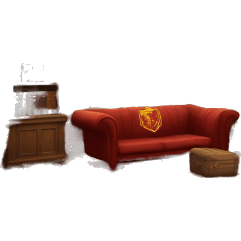 Hogwarts Gryffindor Common Room emoji