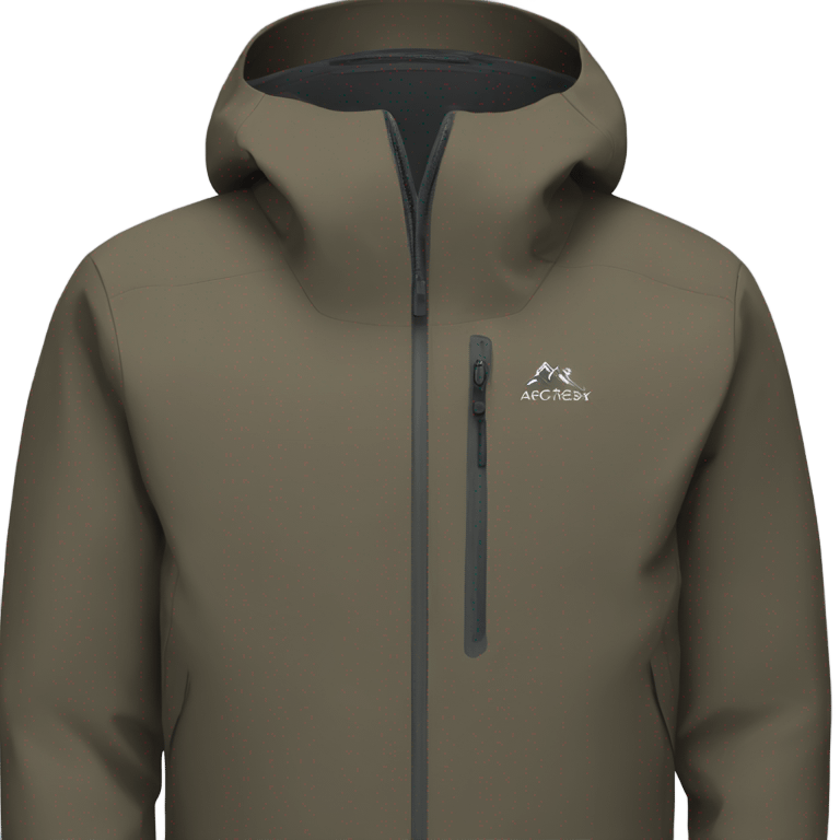 Arcteryx jacket with no hood emoji