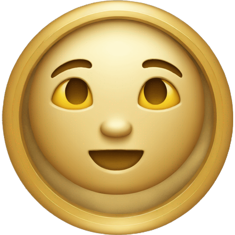 Golden circle emoji