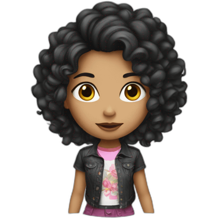 Niña rockera emoji