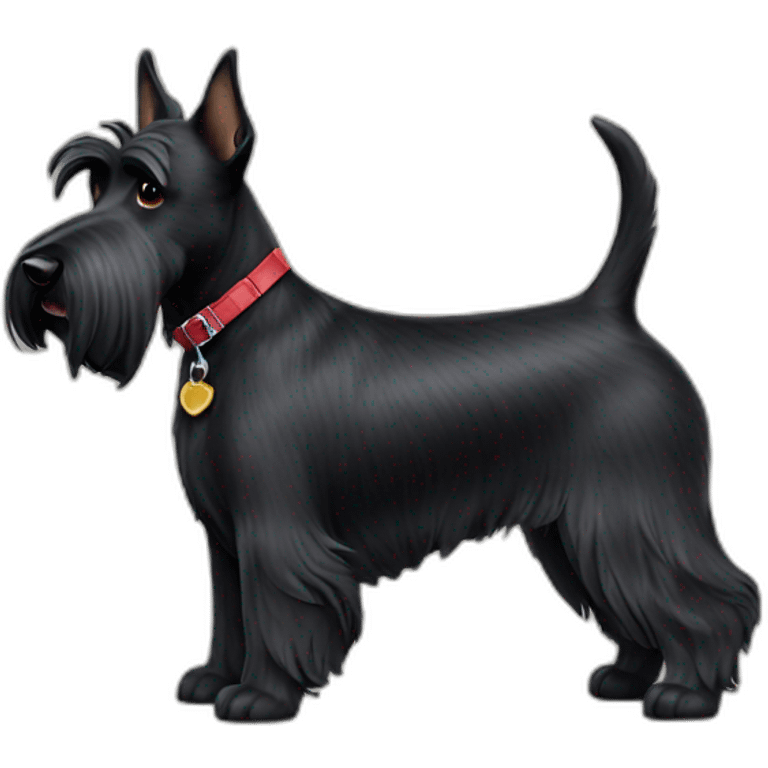 scottish-terrier-dog-walking emoji