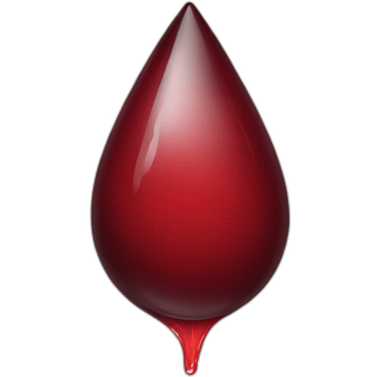 blood teardrop emoji