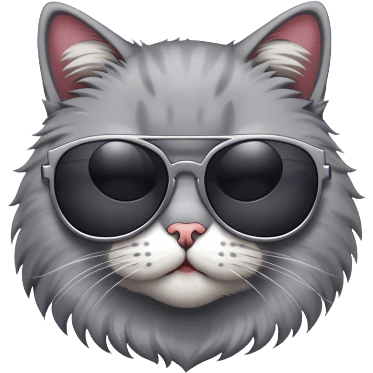 Cat wearing sunglasses emoji