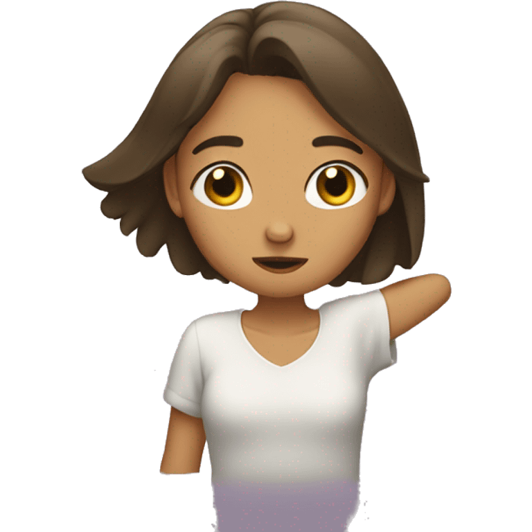 fille qui dab emoji