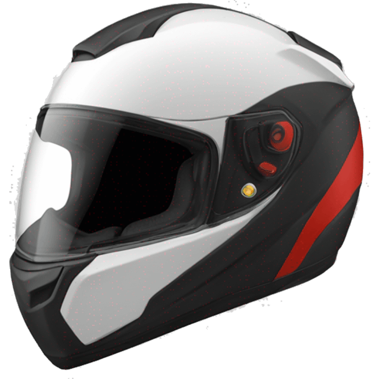 CASCO MOTO con x emoji