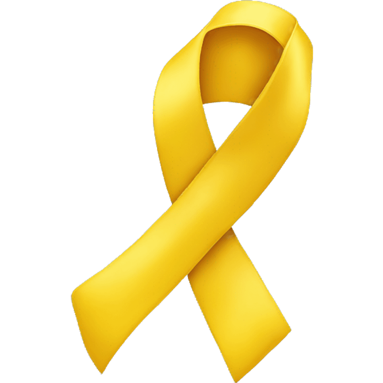 Yellow ribbon  emoji