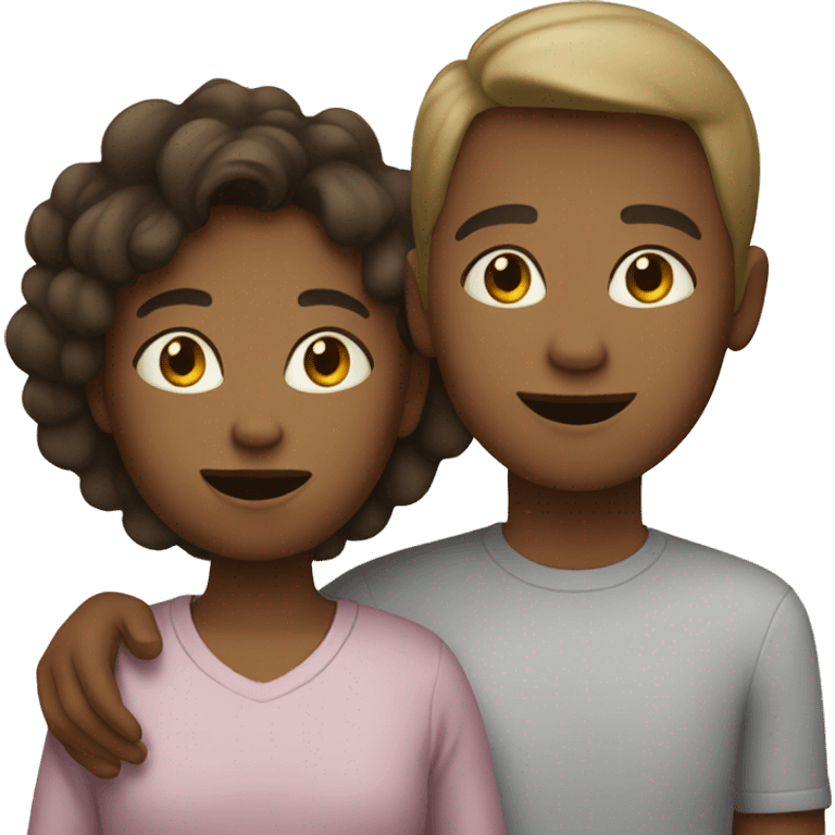 Mom and son emoji