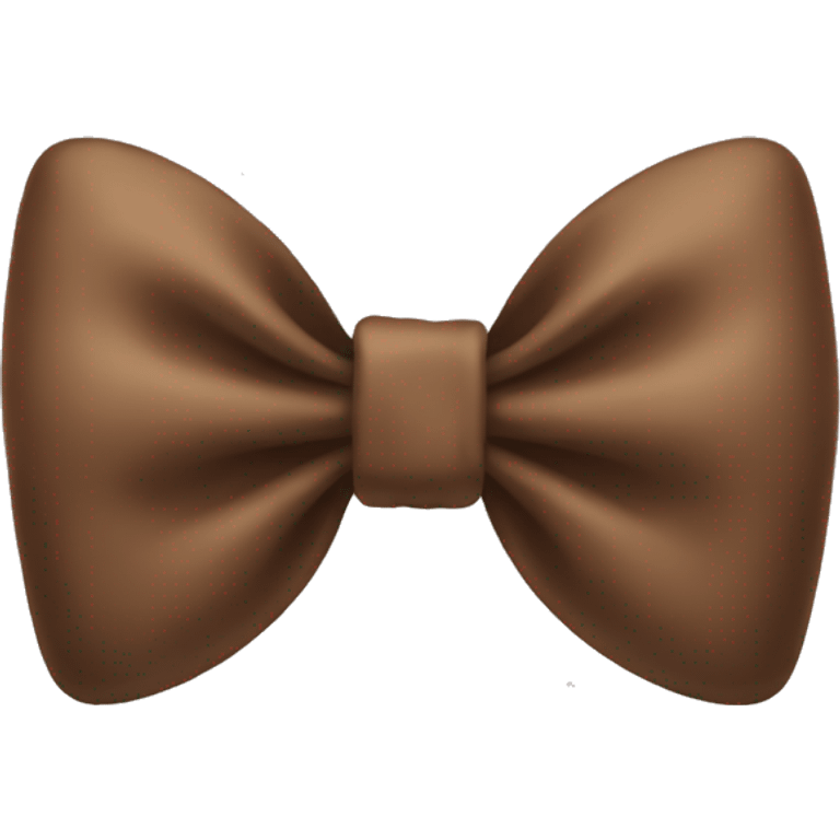 Brown bow emoji