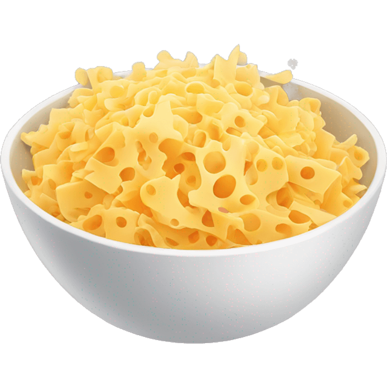 grated cheese in a bowl  emoji