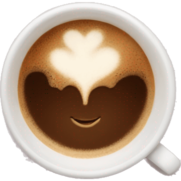 coffee with hearts  emoji