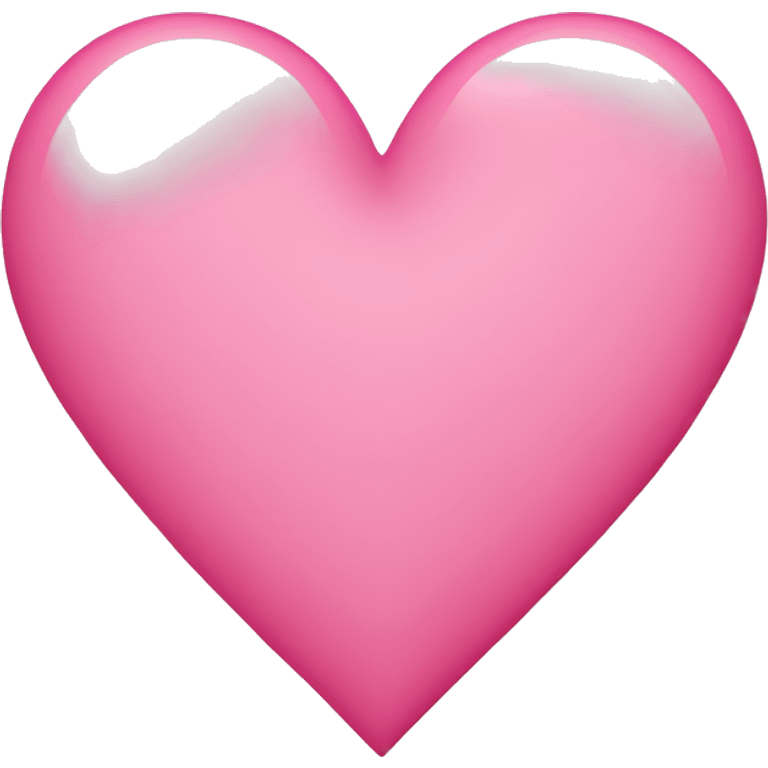 Pink heart emoji