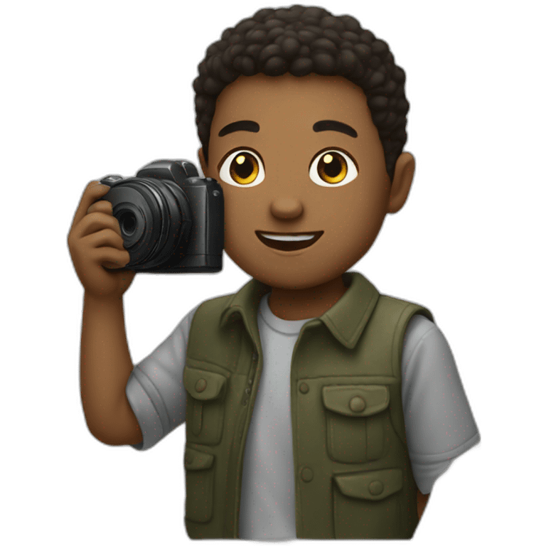 Camera boy emoji